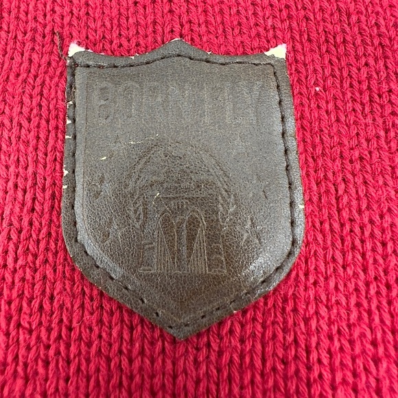 Born Fly Cardigan Sweater Mens XL Anywhere USA Elbow Patch Shawl Collar Preppy - Picture 6 of 11